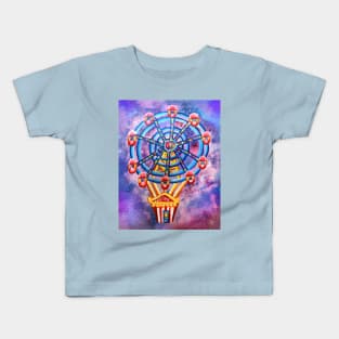 Dream Carnival Ferris Wheel Hot Air Balloon Kids T-Shirt